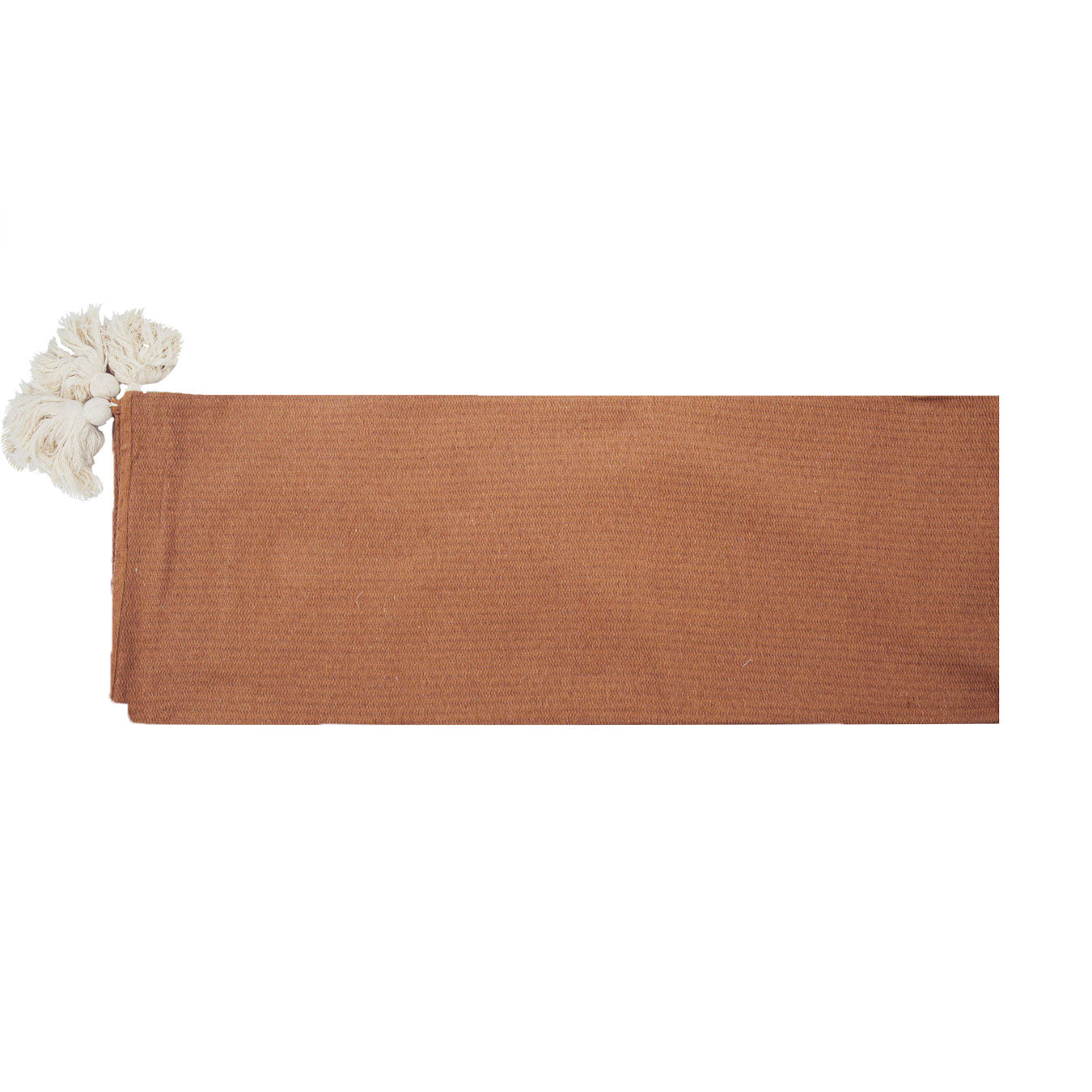 PIE DE CAMA COLOR LADRILLO