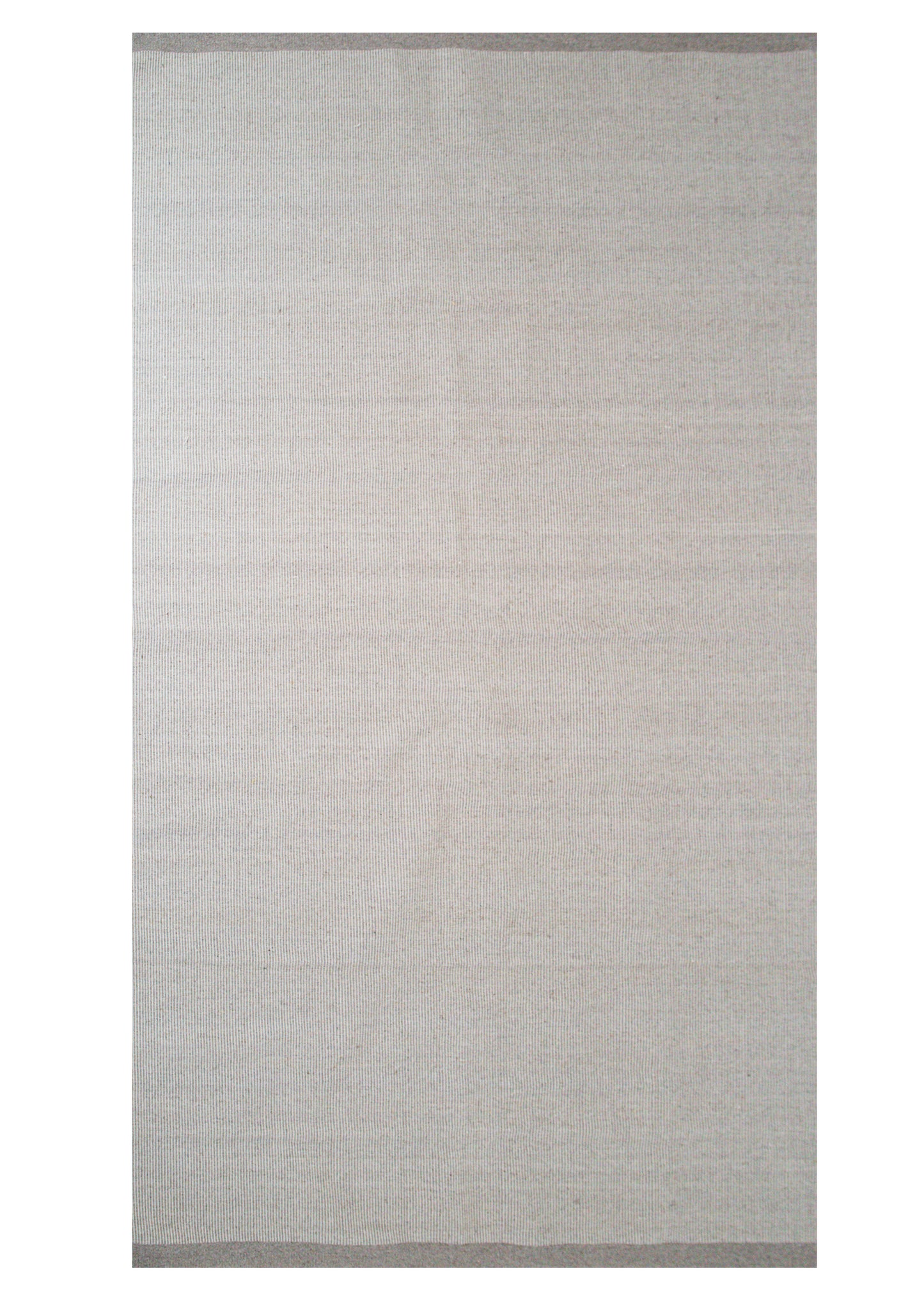 TAPETE DE LANA DE LINEAS GRISES Y BEIGE