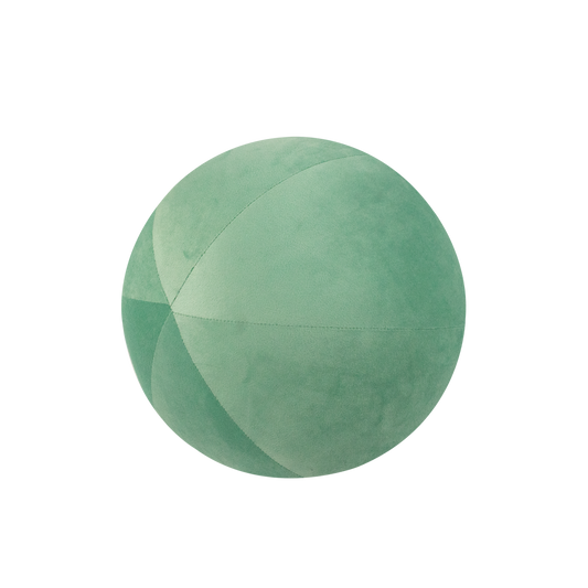 PILLOW BALL VELVET AQUA
