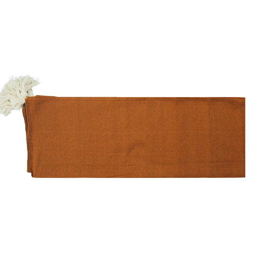 PIE DE CAMA COLOR TERRACOTA