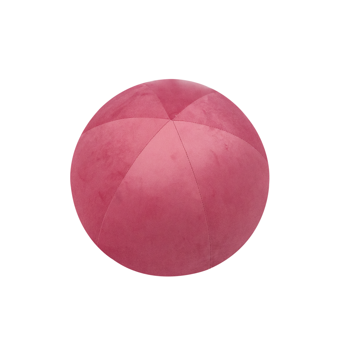 PILLOW BALL VELVET ROSA